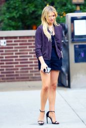 Chloë Moretz Shows Off Her Legs in a Pair of Short Shorts - NYC, June 2015