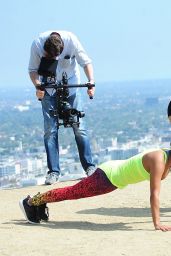 Christina Milian - Filming 