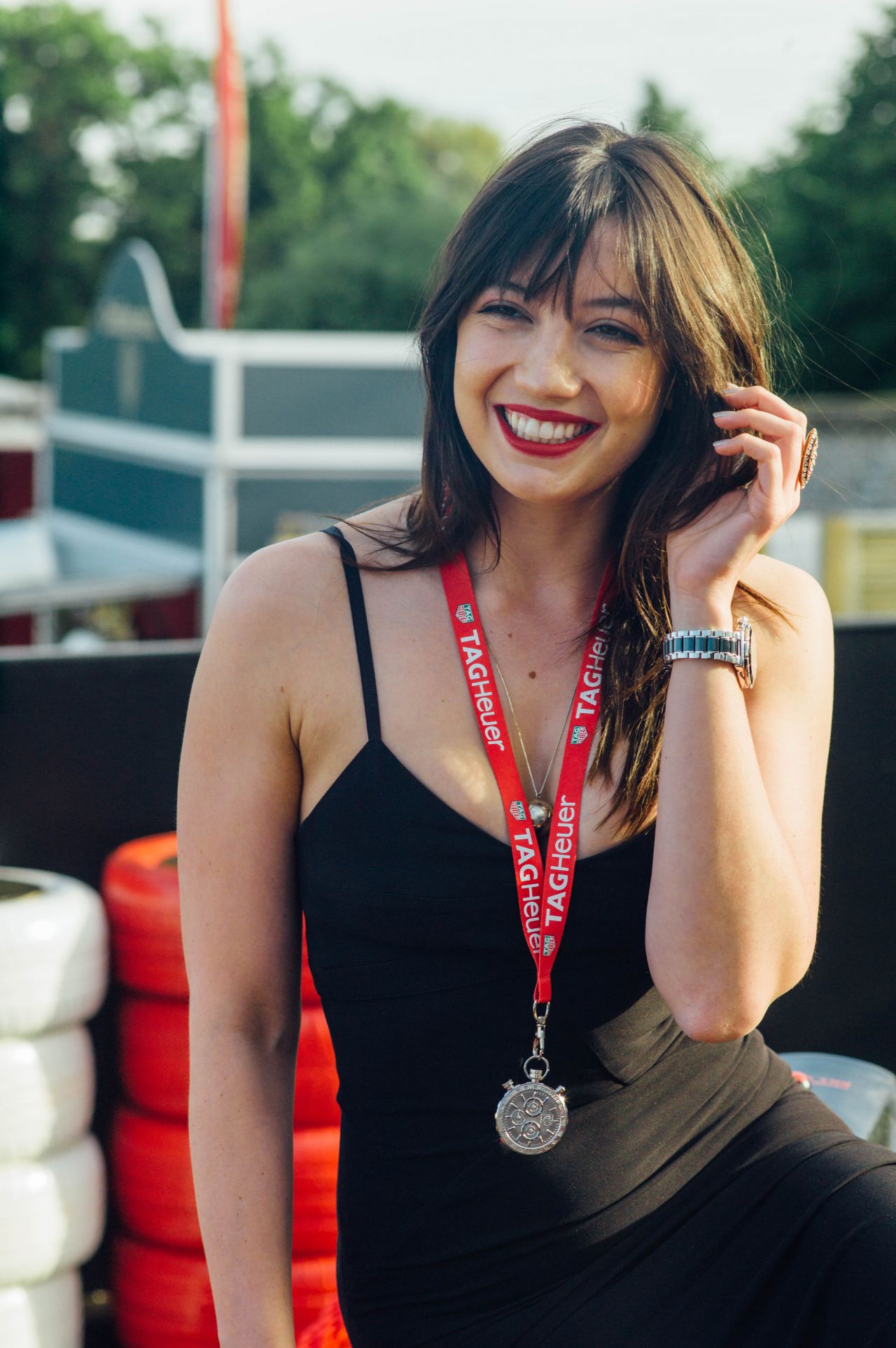Daisy Lowe at 2015 Goodwood Festival of Speed in Chichester, England ...