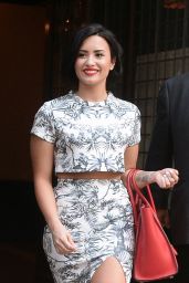 Demi Lovato - Leaving Her Hotel in New York City, June 2015