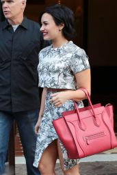 Demi Lovato - Leaving Her Hotel in New York City, June 2015