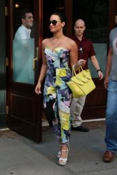 Demi Lovato Street Fashion - Out in NYC, June 2015