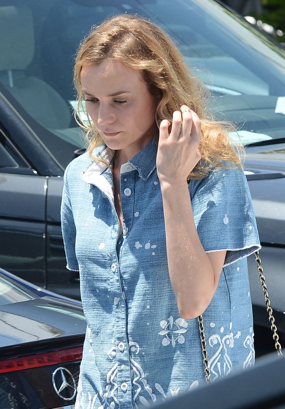 Diane Kruger - Leaving Fred Segal in LA, June 2015