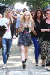 Dove Cameron - On the set of Shawn Mendes Music Video 