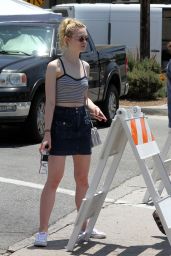 Elle Fanning - Out in LA, May 2015