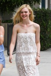 Elle Fanning Style - Out in Beverly Hills, June 2015