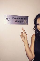 Emmanuelle Chriqui - at Jimmy Kimmel Live in Hollywood, June 2015