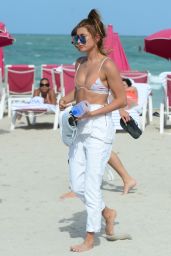 Hailey Baldwin in a Bikini in Miami Beach, June 2015