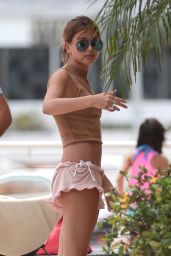 Hailey Baldwin Leggy in Shorts - Miami, June 2015