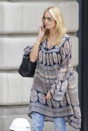 Heidi Klum Street Style - Shopping on Madison Avenue in New York, June 2015