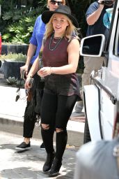 Hilary Duff Casual Style - Out in West Hollywood, June 2015