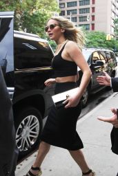 Jennifer Lawrence Style - Leaving Her Hotel in New York City, June 2015