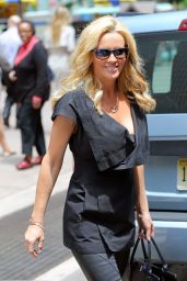 Jenny McCarthy - Leaving SiriusXM studios in NYC, June 2015