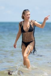 Joanna Krupa in a Bikini at the Beach in Miami, June 2015