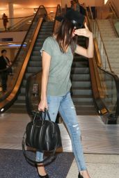 Kendall Jenner in Tight Jeans at LAX AIrport, June 2015