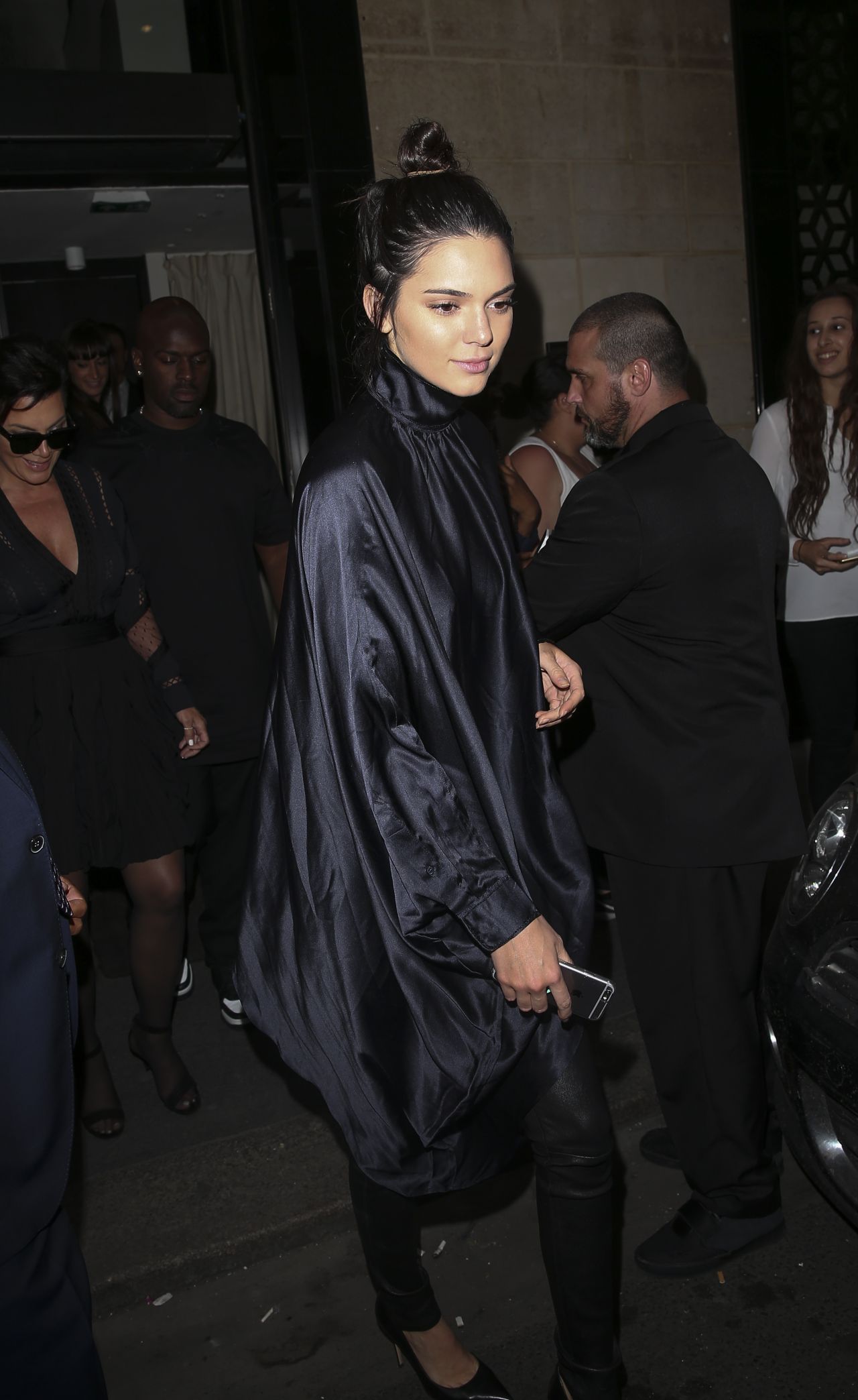 Kendall Jenner Style - Leaving Kinu Japanese Restaurant in Paris, June ...