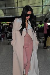 Kim Kardashian Airport Style - Heathrow in London, June 2015