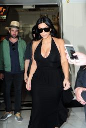 Kim Kardashian - Leaving the Dorchester Hotel in London, June 2015