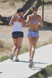 Kimberley Garner - Working out in Ibiza, June 2015