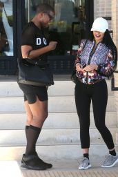 Kylie Jenner in Leggings - Out in Beverly Hills, June 2015