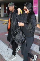 Kylie Jenner Summer Airport Style – Nice, France, June 2015