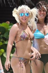 Lady Gaga in a Bikini on the Bahamas, June 2015