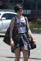 Lily Collins Shopping at Whole Foods in West Hollywood, June 2015