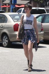 Lily Collins Shopping at Whole Foods in West Hollywood, June 2015