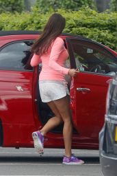 Melanie Sykes - Leaving the Gym in London, April 2015