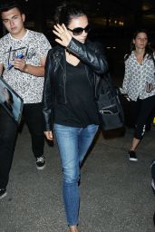Mila Kunis Airport Outfit - LAX, June 2015