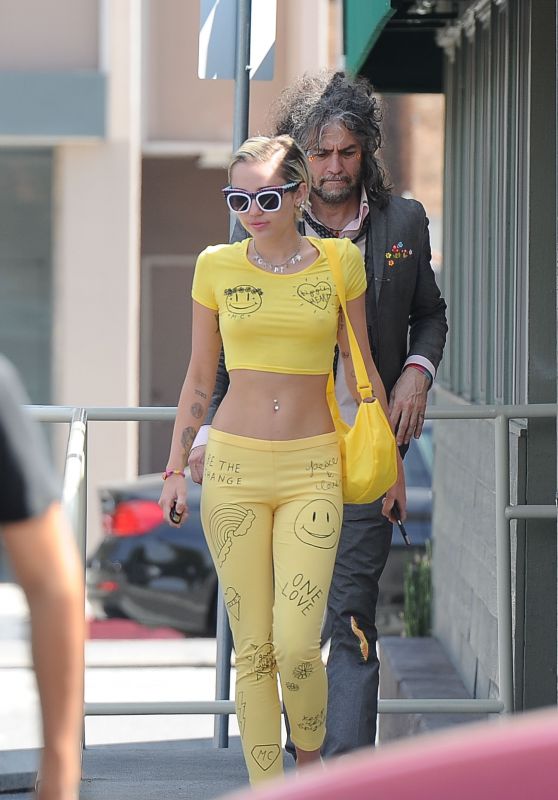 Miley Cyrus Casual Style - Out in LA, June 2015
