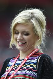 Rachel Riley - Manchester United Legends Charity Match at Old Trafford, June 2015