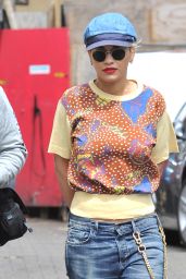 Rita Ora - Meeting up With Her Sister at Studios in West London, June 2015