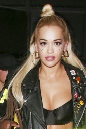 Rita Ora Night Out Style - Leaving 