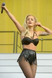 Rita Ora Performs at New Look Wireless Birthday Party at Finsbury Park in London