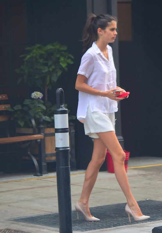 Sara Sampaio - Leaving Her Hotel in NYC, June 2015