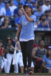 Selena Gomez - Big Slick Celebrity Softball in Kansas City, June 2015
