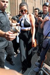 Selena Gomez Leaving iHeart Radio in New York City - June 2015