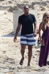 Sylvie Meis in a Bikini - With Boyfriend in Formentera, June 2015