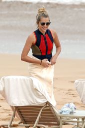 Teresa Palmer - Enjoys a Day on the Beach in Hawaii, June 2015