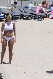 TOWIE Girls - Playing a Game of Beach Volleyball in Marbella, June 2015