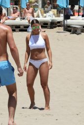 TOWIE Girls - Playing a Game of Beach Volleyball in Marbella, June 2015