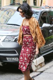 Vanessa Hudgens Style - Leaving Her Apartment in New York City, June 2015