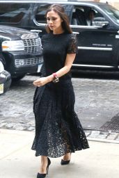 Victoria Beckham - Leaving Her Hotel in NYC, June 2015
