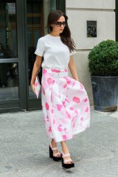 Victoria Beckham Street Style - Leaving Her Hotel in New York City, June 2015