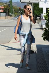 Alessandra Ambrosio Street Style - Out in Brentwood, July 2015