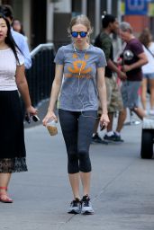 Amanda Seyfried - Going to the Gym in New York City, July 2015