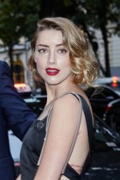 Amber Heard - Bulgari Haute Couture Cocktail Party in Paris, July 2015