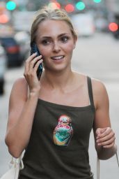 AnnaSophia Robb Street Style - Out in NYC, July 2015