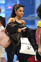 Ariana Grande Airport Outfit - at JFK, June 2015
